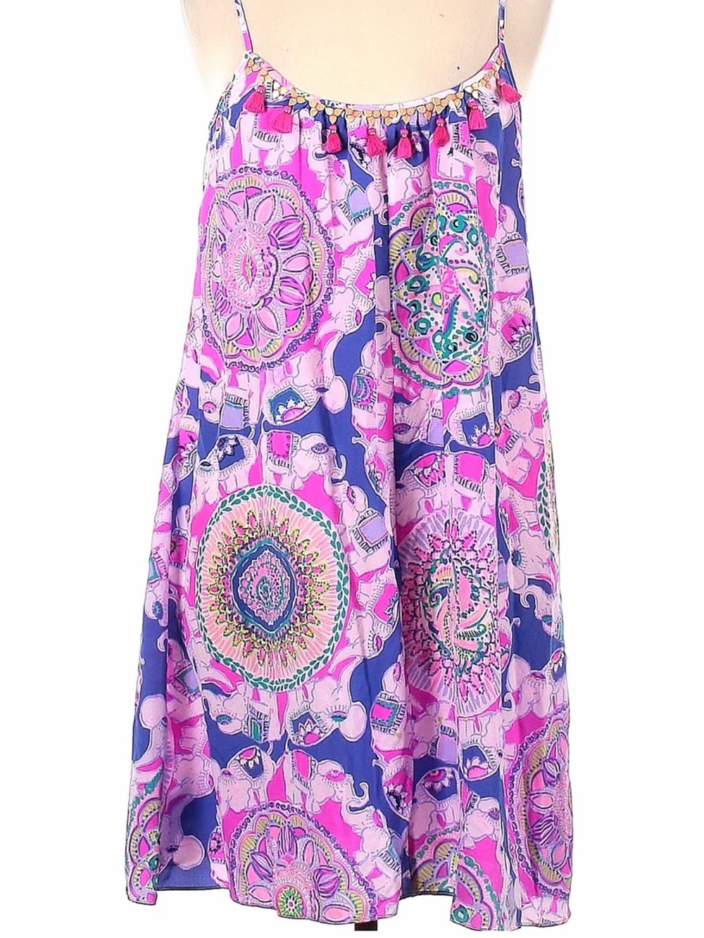 Lilly Pulitzer Play That Trunky Music Silk Rooney Dress - Picture 2 of 4